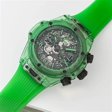 hublot unico green saxem review.